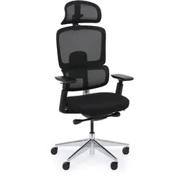Bürostuhl WILMOT MF, schwarzer Rahmen, schwarz