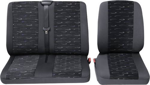 HP Autozubehör 22905 Schonbezug Transporter Profi2 1E+1D Sitzbezug Polyester Blau Fahrersitz, Beifahrersitz, Doppelsitz