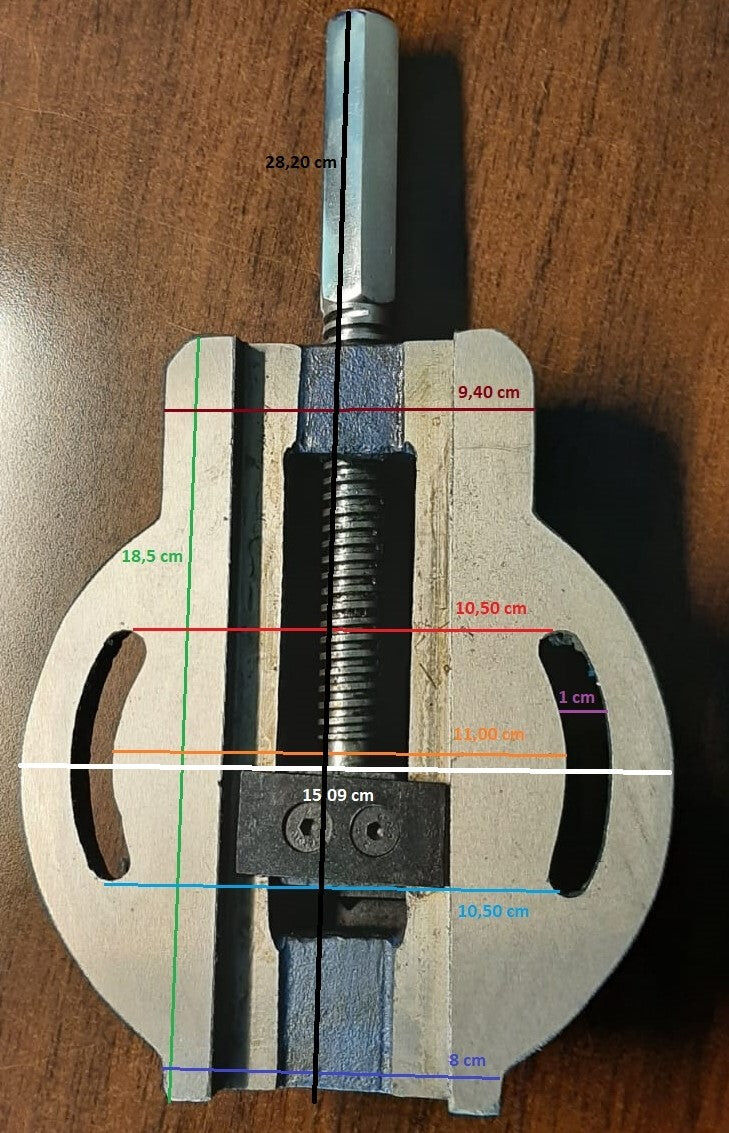 Ariex Morsa parallela da trapano 118/80
