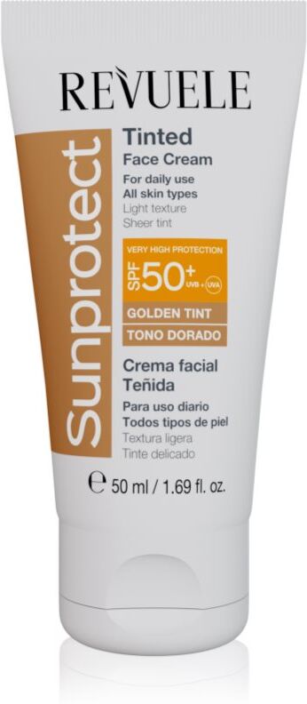 Revuele Sunprotect Tinted Face Cream toning protective cream SPF 50+ shade Golden Tint 50 ml