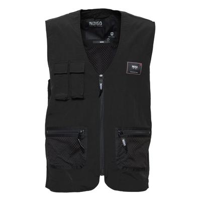 Kurzweste INDICODE "Kurzweste IDPiet", Herren, Gr. M, schwarz, Obermaterial: 100% Polyester PES., Westen