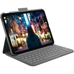 Logitech Slim Folio, QWERTZ, Deutsch, 1,8 cm, 1 mm, Apple, Slim Folio für iPad (...