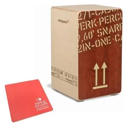 Schlagwerk CP404 Red Cajon mit Sitzpad Rot (Cajon), Perkussion, Rot