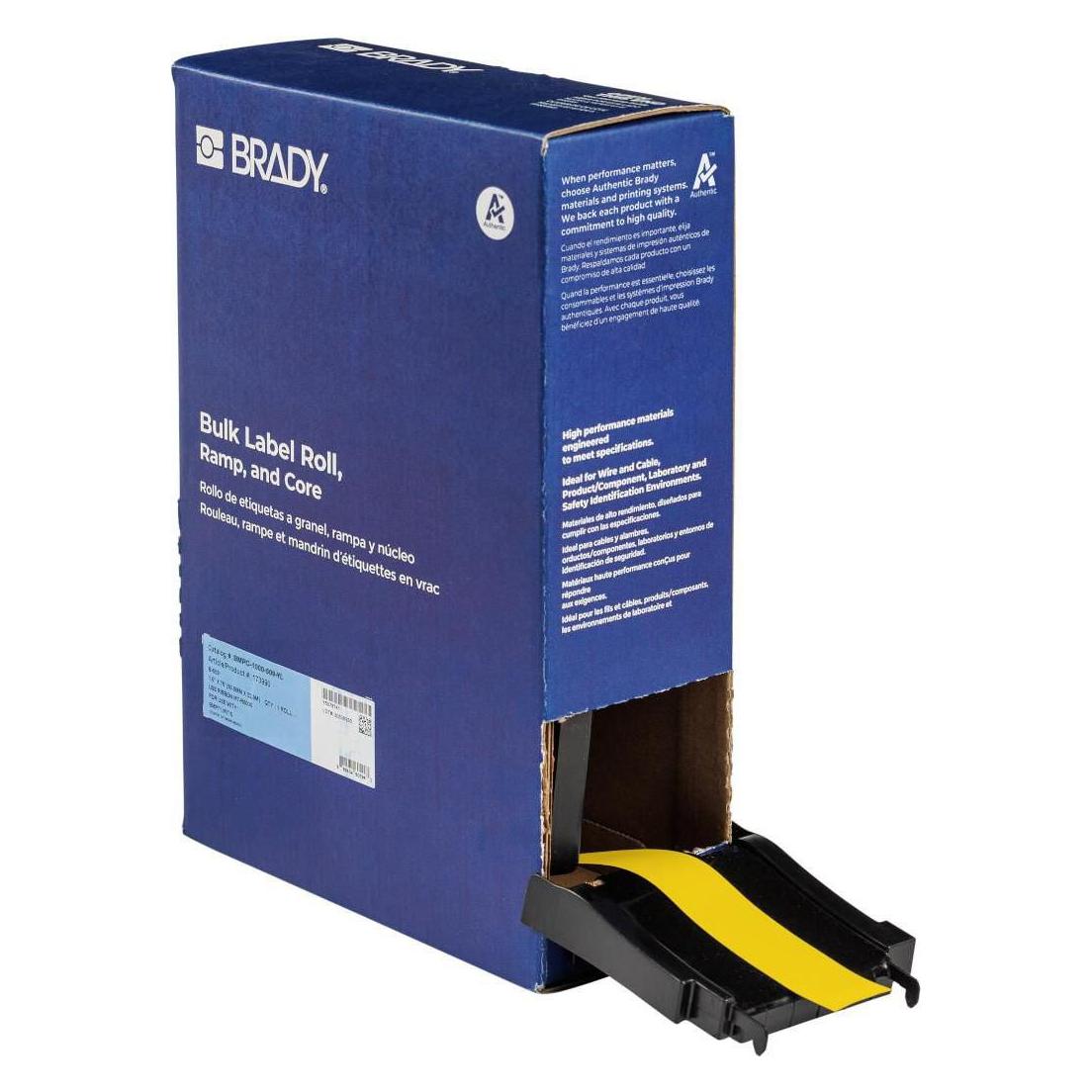 Brady Magnetische Polyester-Etiketten für den M710 Drucker (25.40 mm) (BM7C-1000-509-YL)