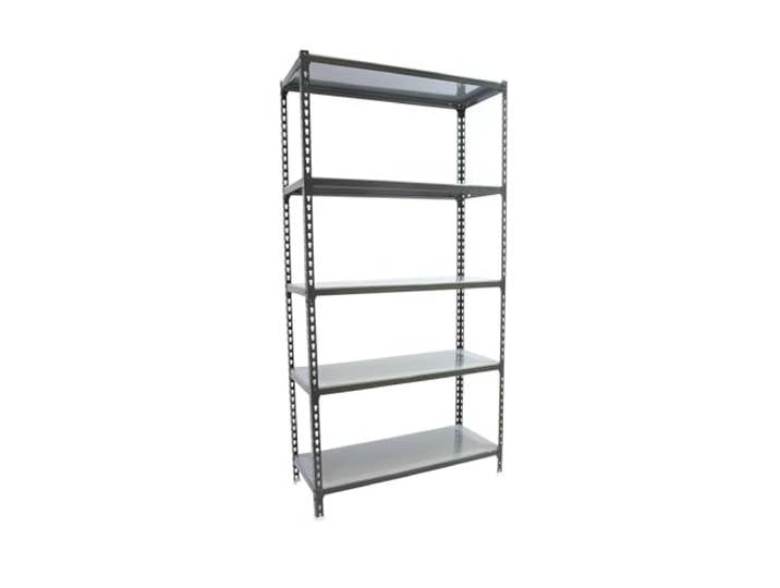 Simonrack Schwerlastregal, Lagerregal, 200x110x50 cm, Metallregal, Kellerregal, Biegestelle 200 kg, 5 Fachböden, Anthrazit/Verzinkt - Simonclick