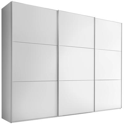 Schwebetürenschrank STAUD "Includo, extra kurze Lieferzeit Stabil & langlebig in Staud Qualität", weiß (dekor weiß), B:249cm H:222cm T:68cm, Holzwerkstoff, Schränke, Schwebetürenschrank, Qualität made in Germany