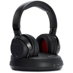 Aiwa WHF-880 Wireless Kopfhörer, schwarz, Ladestation, Over-Ear, 40Hz-18kHz 100m Reichweite PLL