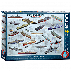 eurographics Puzzle - Kriegsschiffe des 2. Weltkriegs - 1000 Teile 300745