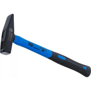 BGS-technic Schlosserhammer 3852, 300g Kopfgewicht, mit Fiberglasstiel