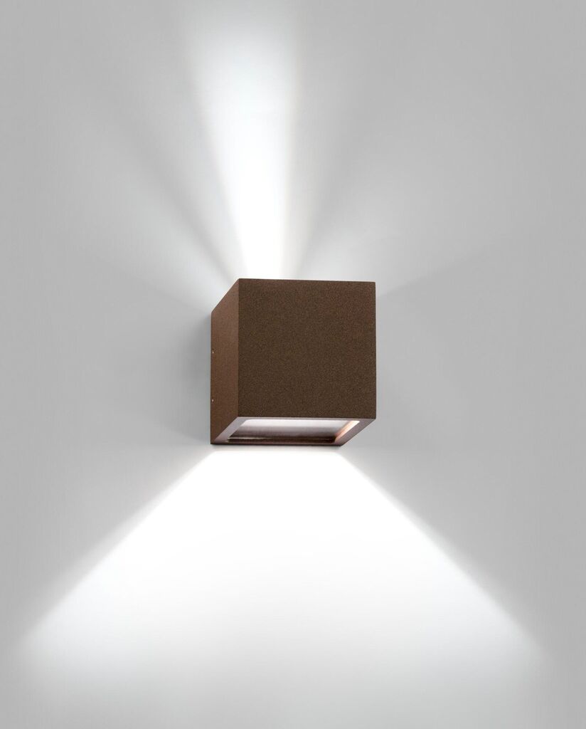 Light-Point LED-Wandleuchte CUBE Rost (up&down) 256183 5711389561833