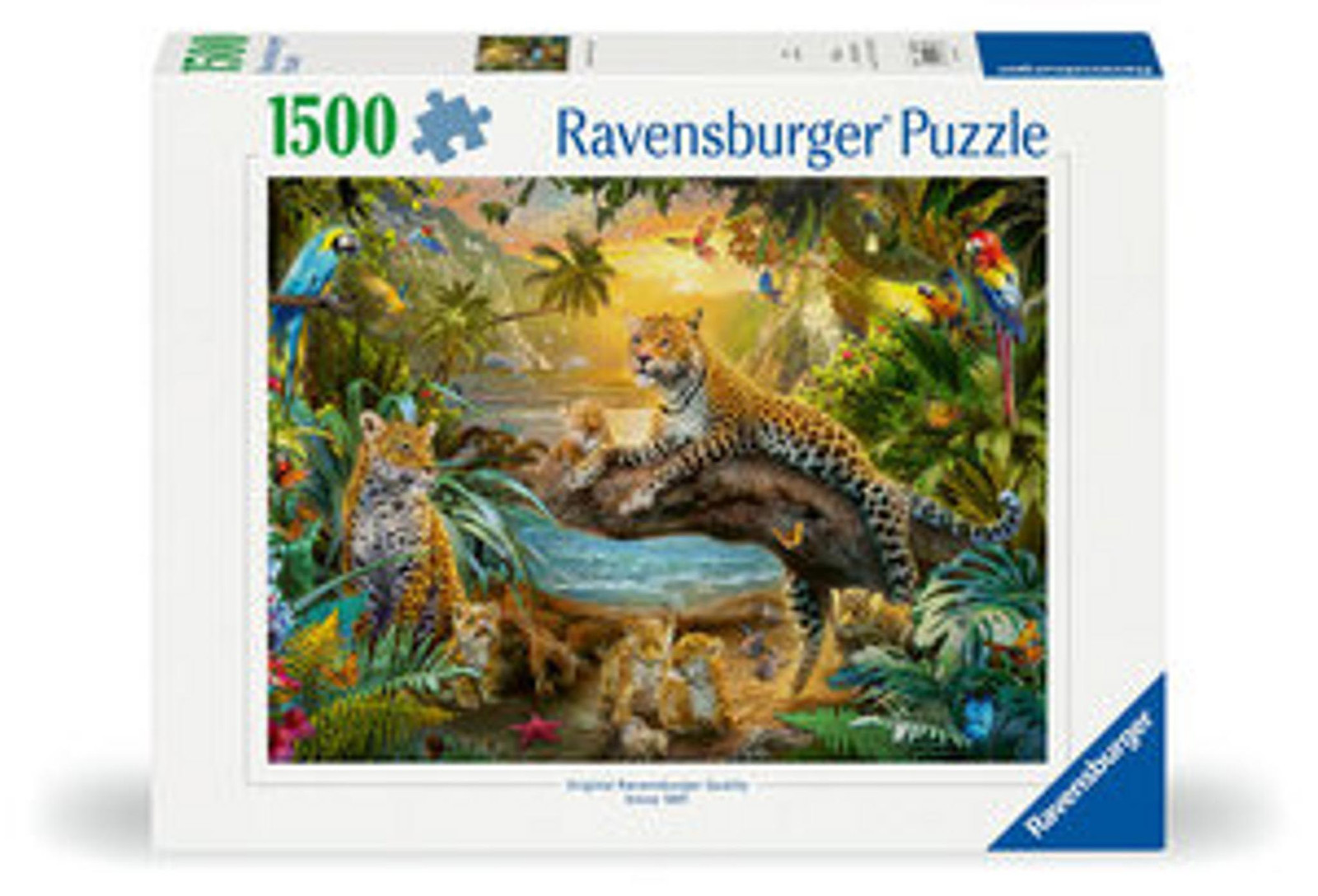 Ravensburger Puzzel Luipaardenfamilie in de jungle 12000738