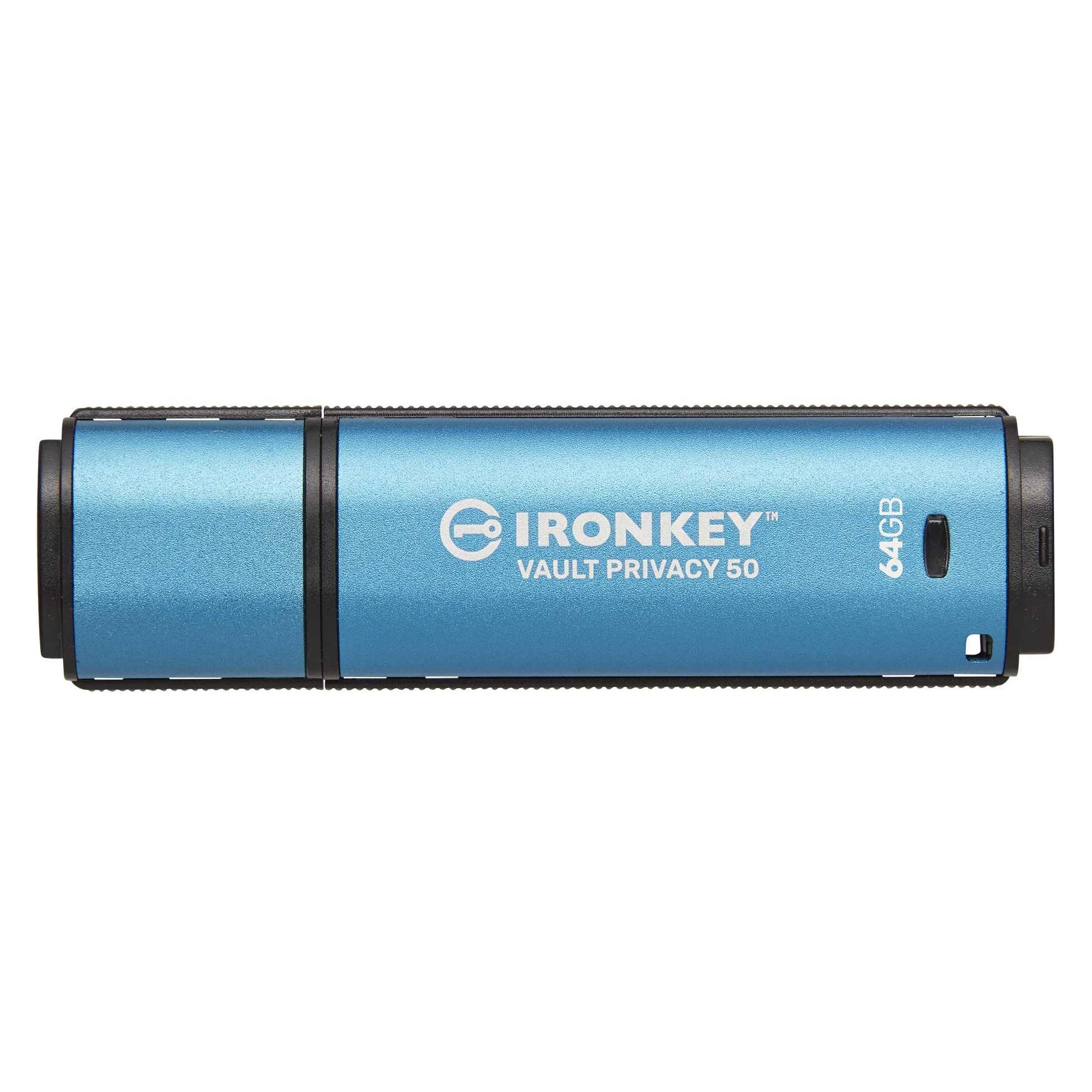 Kingston IronKey Vault Privacy 50 (64 GB, USB-A) (IKVP50/64GB)