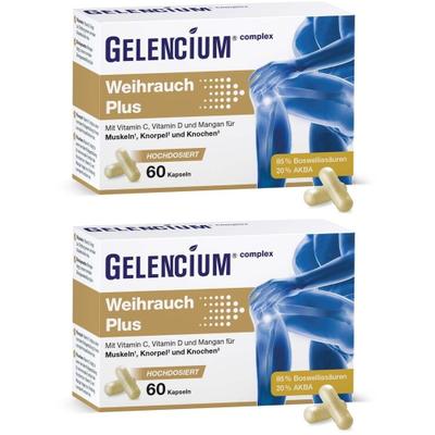 Gelencium Weihrauch Plus hochdosiert m.Vit.C Kaps. 2x 2x60 St Kapseln