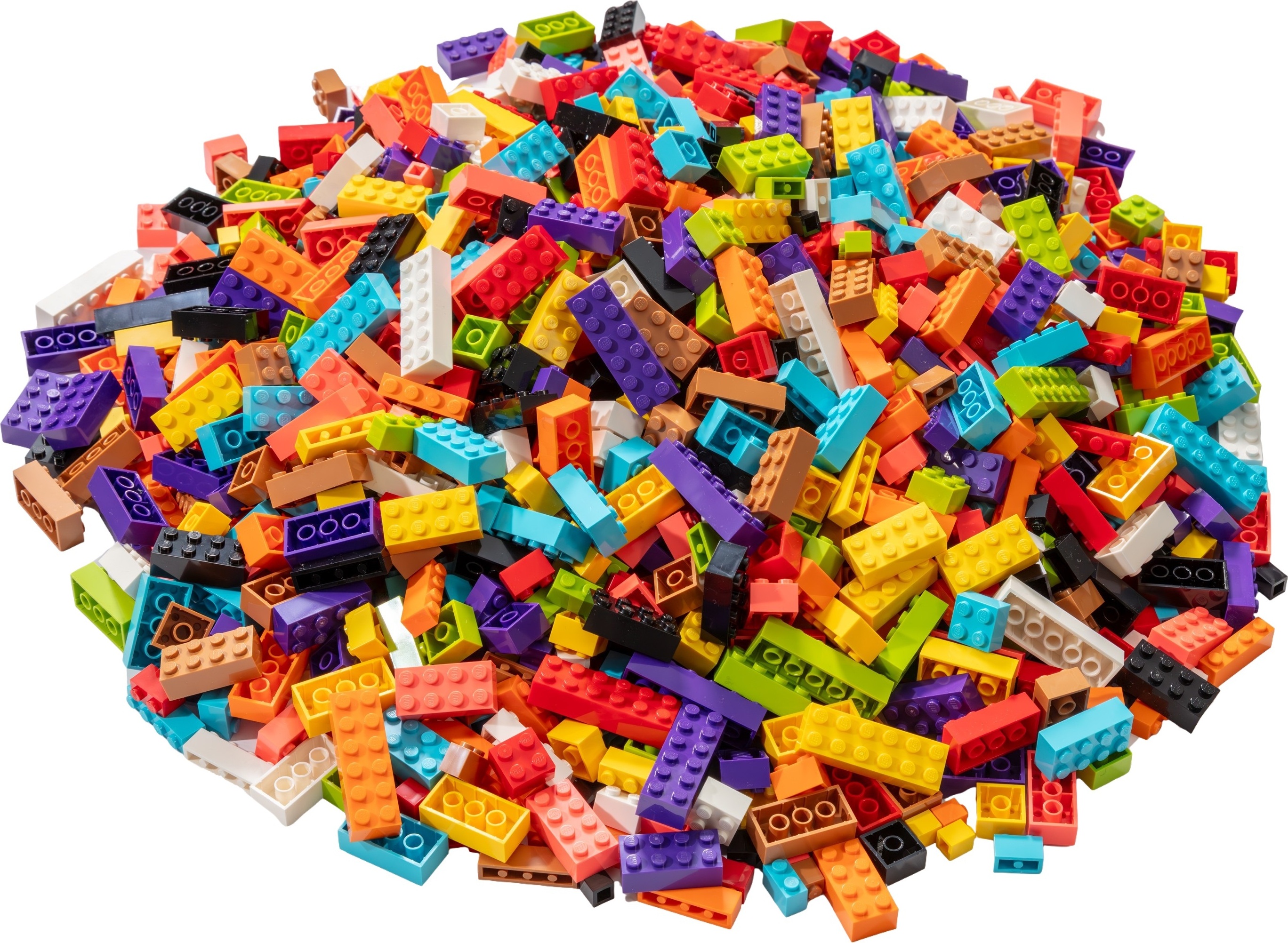 LEGO Steine Hochsteine Bunt Gemischt 16000 gr. ca. 10000 NEU! Menge 10000x - Jede Mischung individuell zusammengestellt