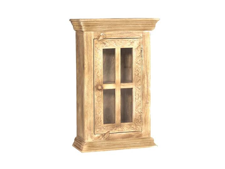 MiaMöbel Hängeschrank 'Varanasi' Massivholz Mango Modern Indien Indisch