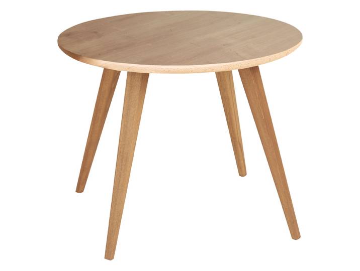 VEGA Beistelltisch Duneo rund 45x60 cm (HxØ); Platte eiche/natur, Gestell eiche/natur; rund