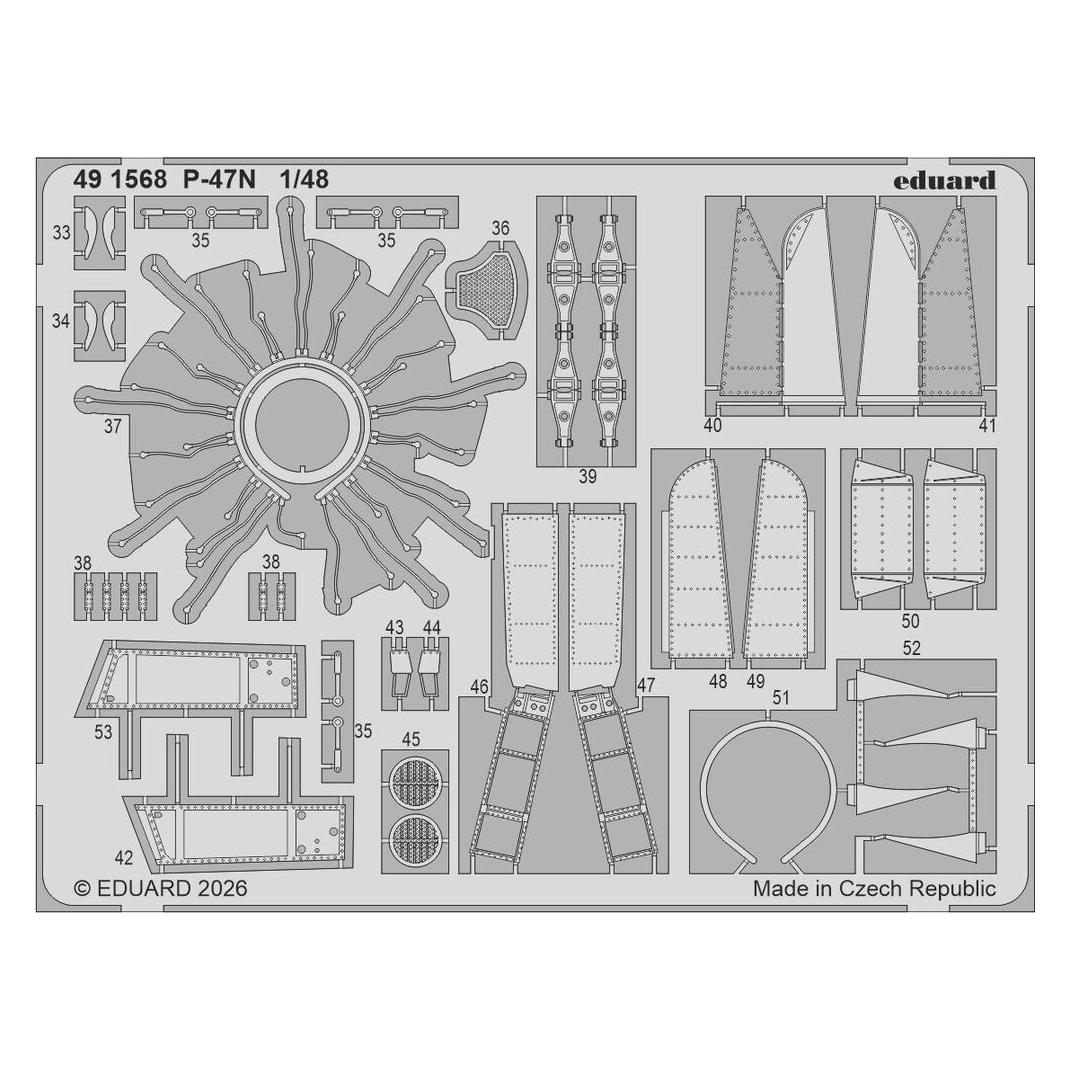Eduard P-47N for MiniArt (BIG49473)