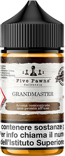 Five Pawns Grandmaster Liquido Shot 20ml Burro Di Arachidi Banana Caramello
