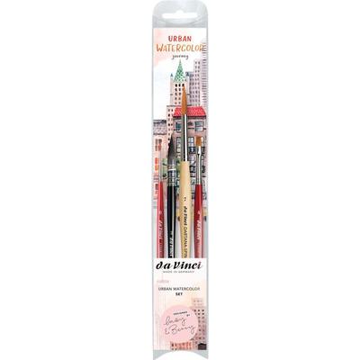da Vinci Pinselset Urban Watercolor Journey by May & Berry, 4er Set