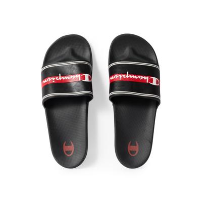 Badesandale CHAMPION "JAMBIANI Slide", Damen, Gr. 44, Synthetik, nbk, isa, wht, Schuhe, Badelatschen