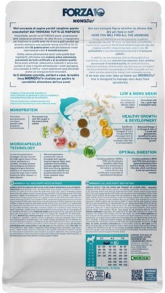 Forza10 MonoDiet Puppy All Size Pesce 1.5KG