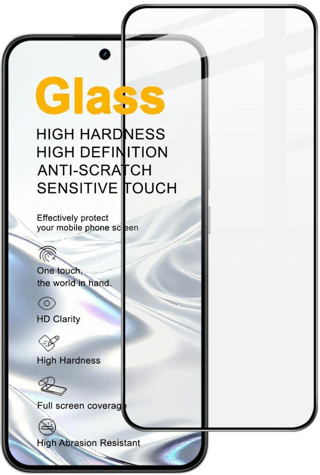 Realme 16 IMAK Beskyttelsesglas til Skærm - Gennemsigtig / Sort Kant