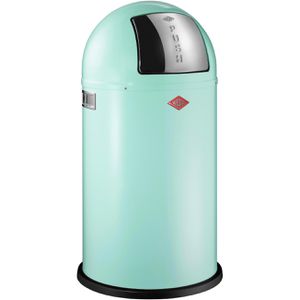 Wesco Mülleimer Pushboy, mint, aus Metall, 50 Liter