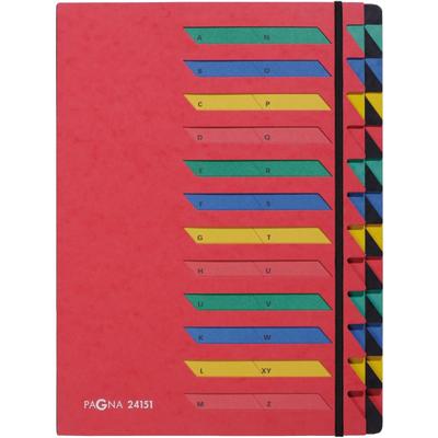 Pagna Deskorganizer 24 Fächer Classic rot A-Z