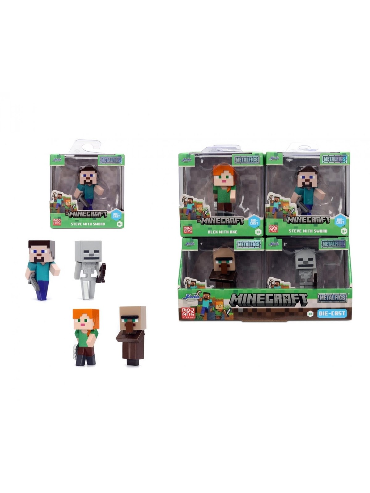 Jada Toys - Minecraft Figuren 2.5", Welle 4