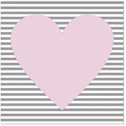 Papstar Servietten Hearty rosa