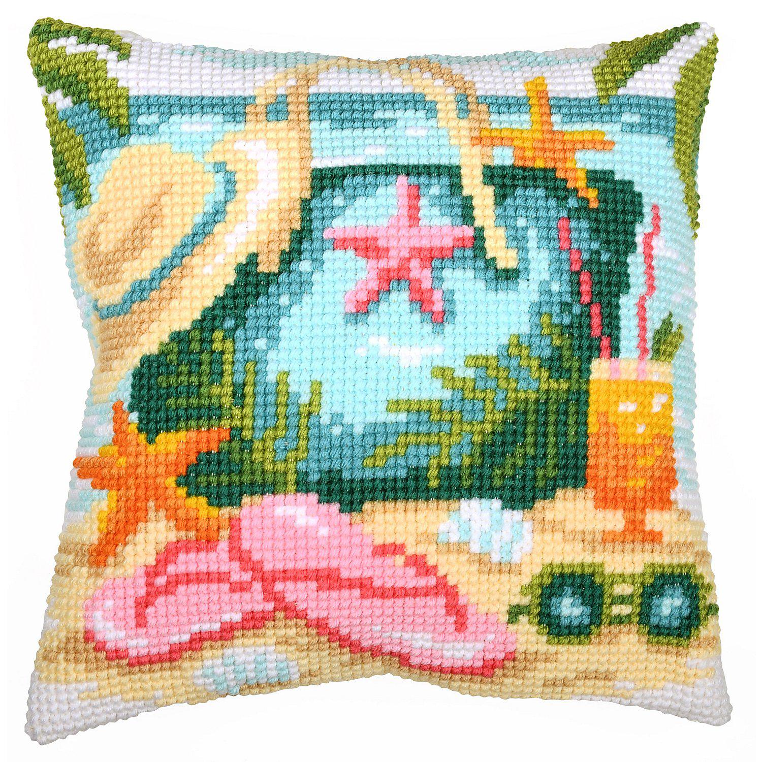 Kreuzstichkissen "Summer Vibes"