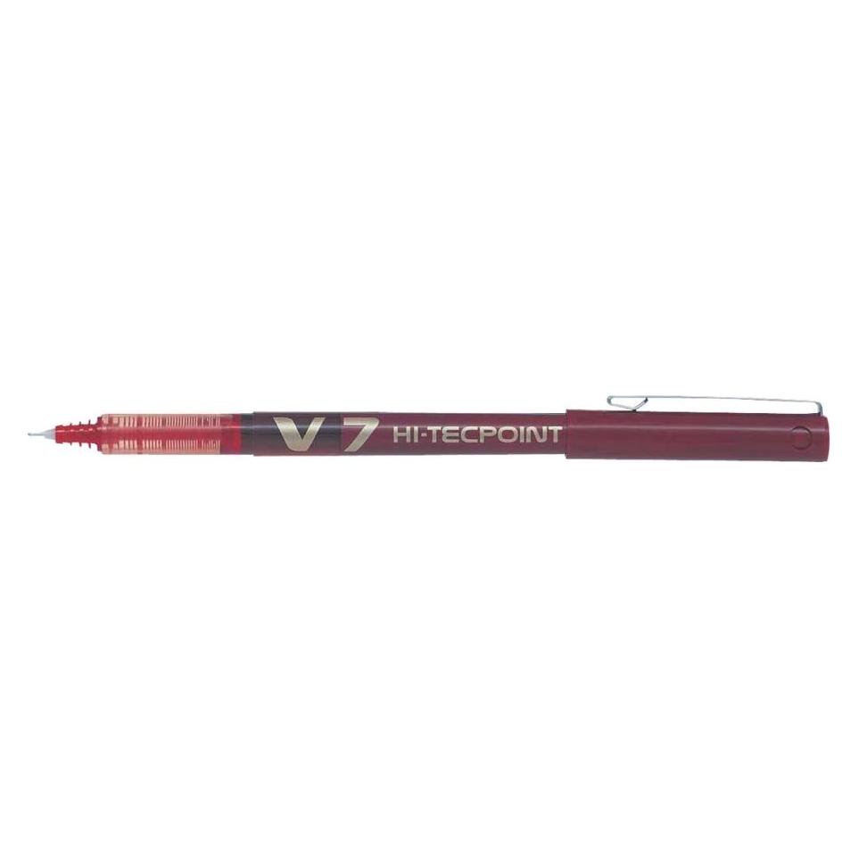 Pilot Tintenroller Hi-Tecpoint V7, rot (1x) (085772)