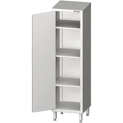 Stalgast Edelstahl Hochschrank mit Flügeltür, 600x700x1800 mm, verschweißt