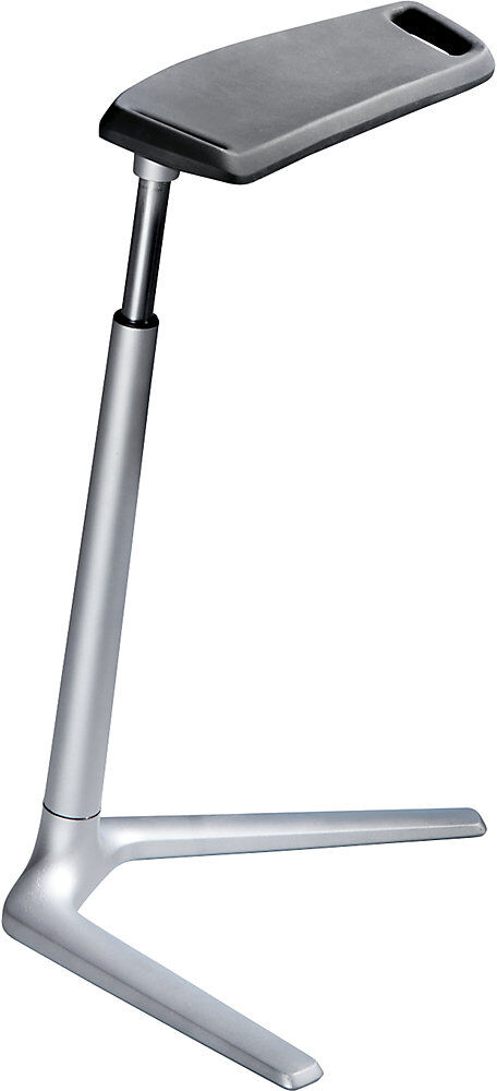 Stehhocker, Sitz aus PU-Schaum, basaltgrau bimos