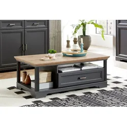 Innostyle Couchtisch Jasmin Holzoptik Grau Graphit