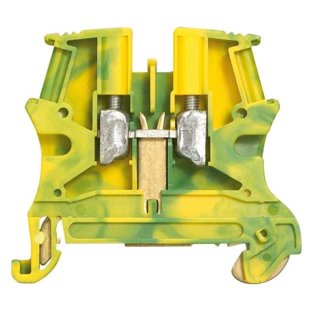 Legrand Single pole connector 2.5mm2 VIKING green-yellow (037170) (037170)