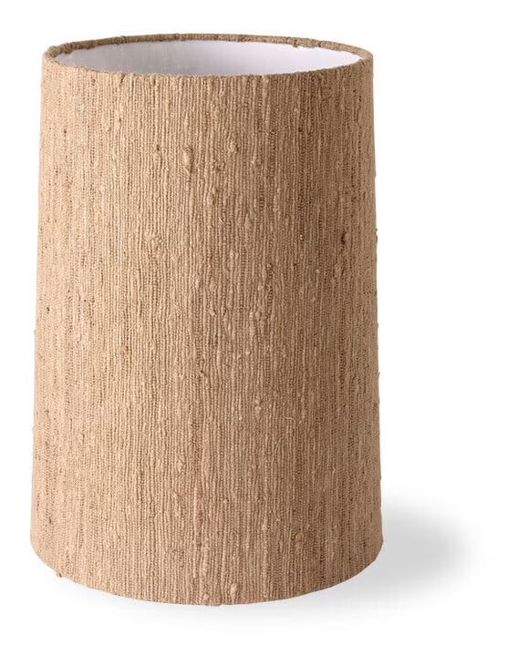 HKliving Lampenkap Cone Geweven zijde, Ø32cm - Bruin