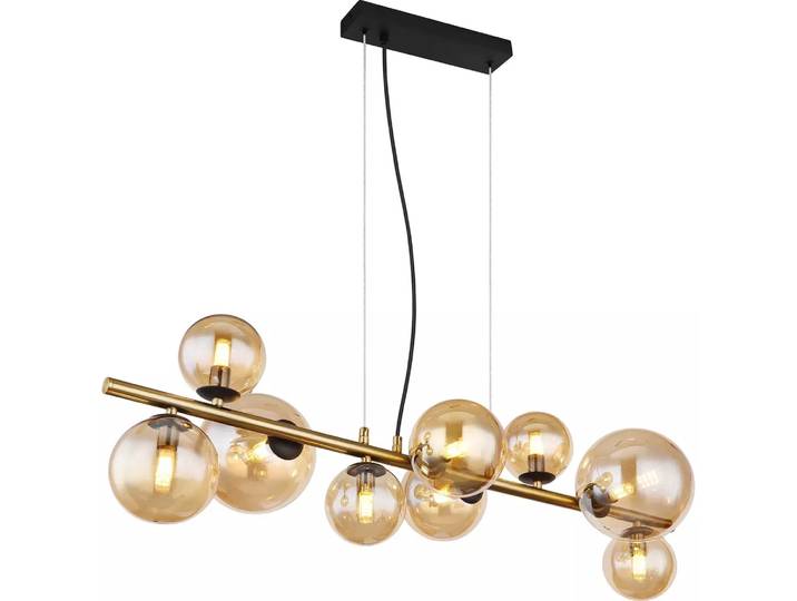 mutoni - Hängeleuchte Riha Metall matt 9xG9 LED, One Size, Multicolor