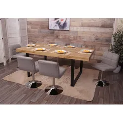 6er-Set Esszimmerstuhl Cadiz, Küchenstuhl Stuhl, Stoff/Textil Chrom drehbar MVG-zertifiziert ~ hellgrau