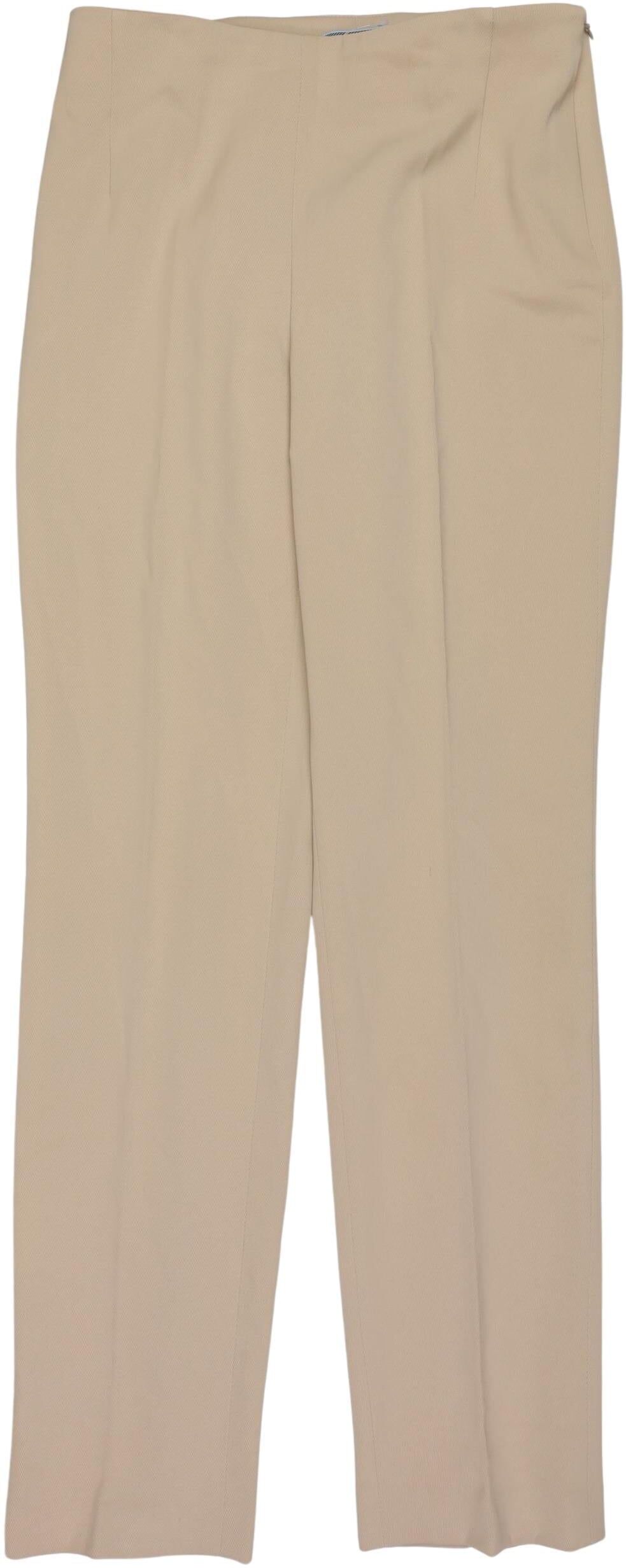 Prada Damen Stoffhose, Beige, Gr. EU 36 (IT 42), kein / Etikett - Second Hand
