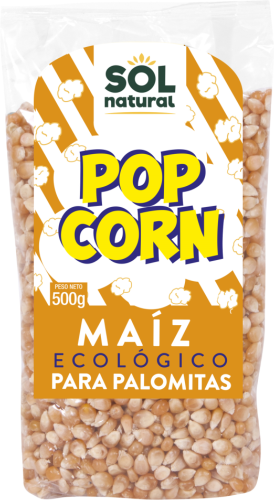 Sol Natural Organic Popcorn Corn 500 gr