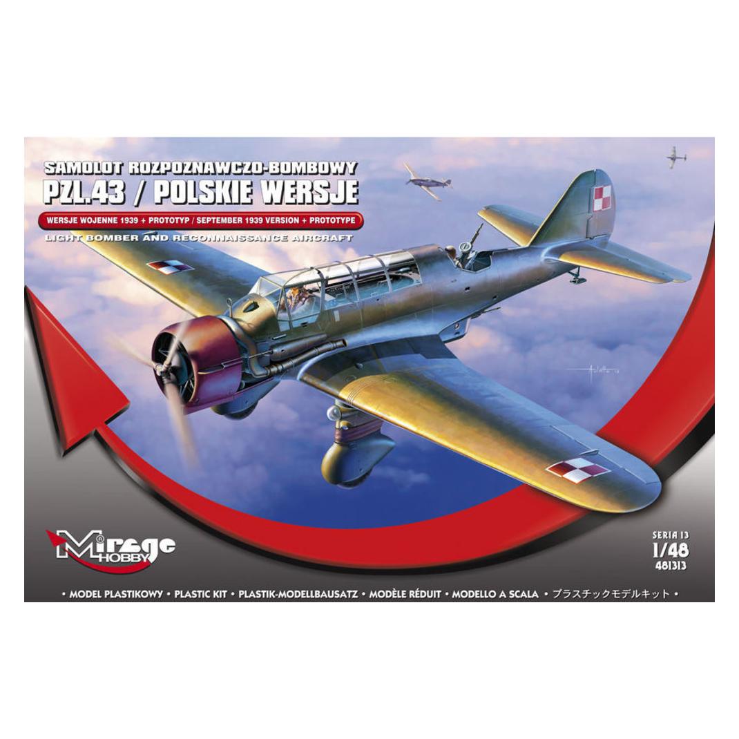 Mirage Hobby PZL.43 "September 1939 VER.+Prototype" (481313)