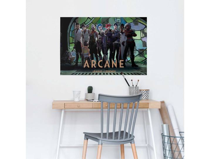Affiche Arcane Papier Multicolore 61 x 92 x 0cm