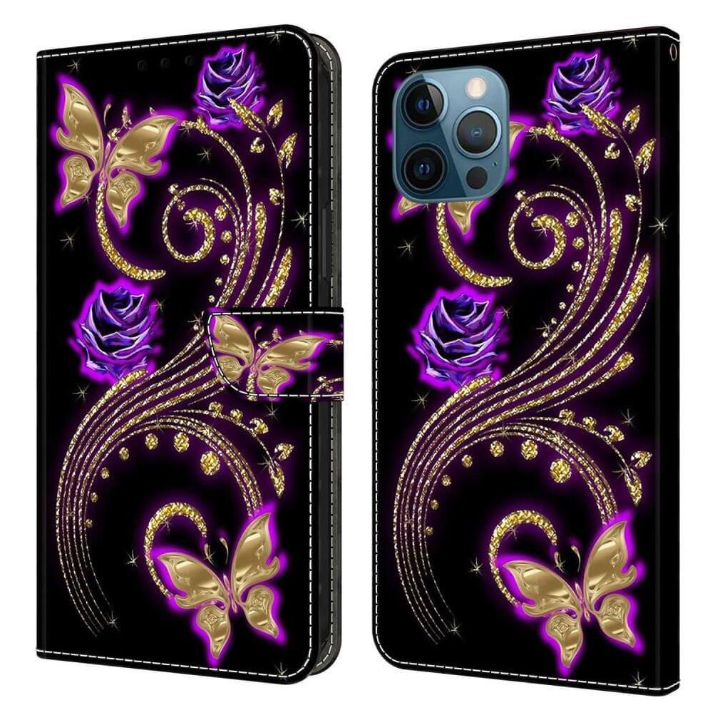 Cover-Discount iPhone 15 Pro Max - 3D-Effekt Hülle Etui Schmetterlinge (Apple iPhone 15 Pro Max) (660155101K)