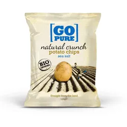 Go Pure Handcooked Chips gesalzen 125g