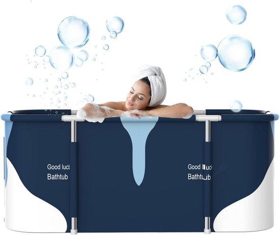 Famanu Faltbare Badewanne für Erwachsene mit großem Volumen - Für Bad und Dusche