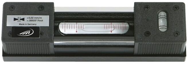 Helios-Preisser Niveau à bulle avec semelle prismatique 0,10 mm/m 200 mm (0550102)