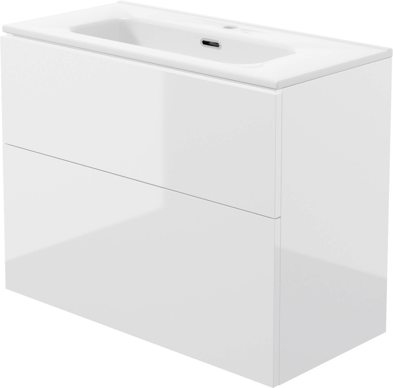 Neuesbad Set: Waschbecken Unterschrank NB1DESTU6U811 + Serie 100 Waschbecken NB1DECTU6U8M1 NB1DEST6U8U6U8M1