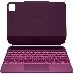 Typecase Case Edge z klawiaturą for iPad Air 13" 2024/2025 raspberry (Apple iPad 2025 (11. Gen), Apple iPad Air 13 2024), Tablet Hülle, Pink, Rot