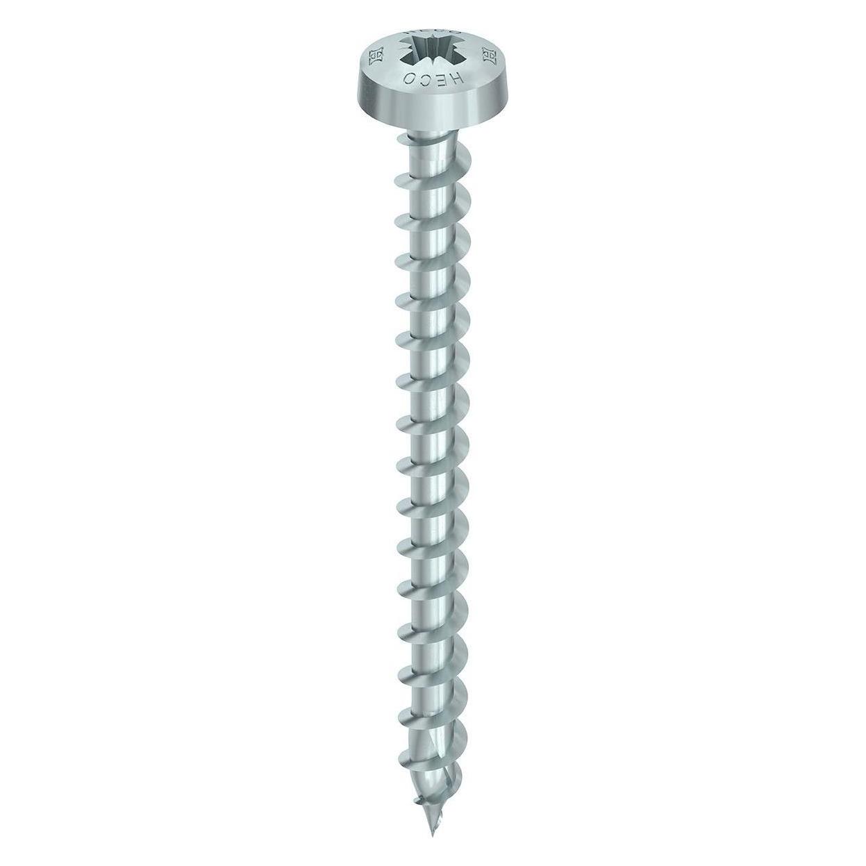Heco TOPIX-plus 4,0x40, Rundkopf, Pozi-Drive, VVG, A3K, 500 St. (228817)